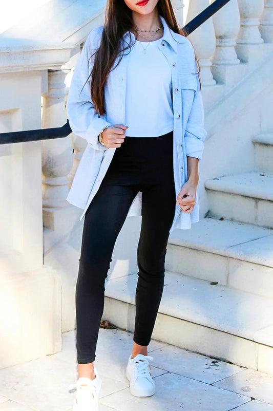 Grey long coat